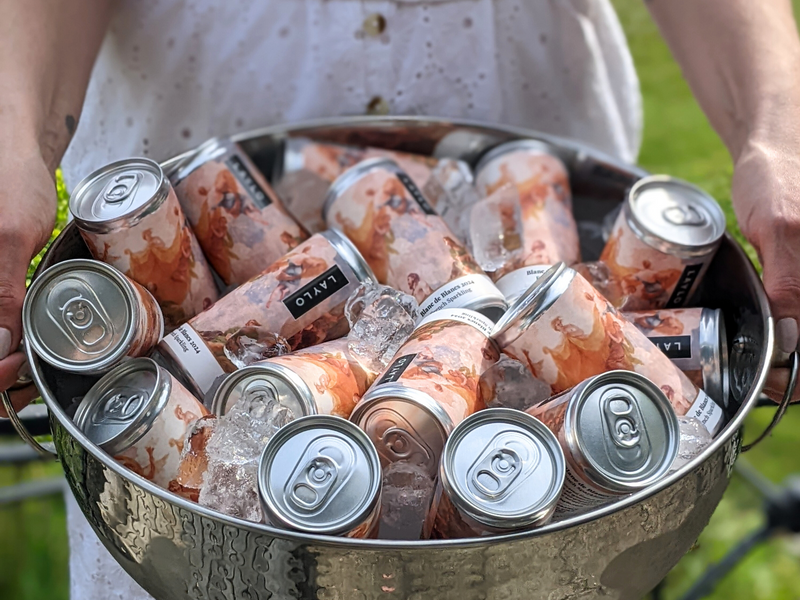 Sparkling Blanc de Blancs cans (12 pack)